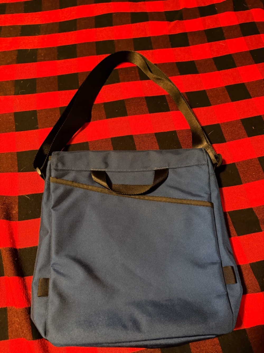 Tom Bihn Navy Medium Cafe Messenger Bag EXCELLENT CONDITION !! - Picture 2 of 3